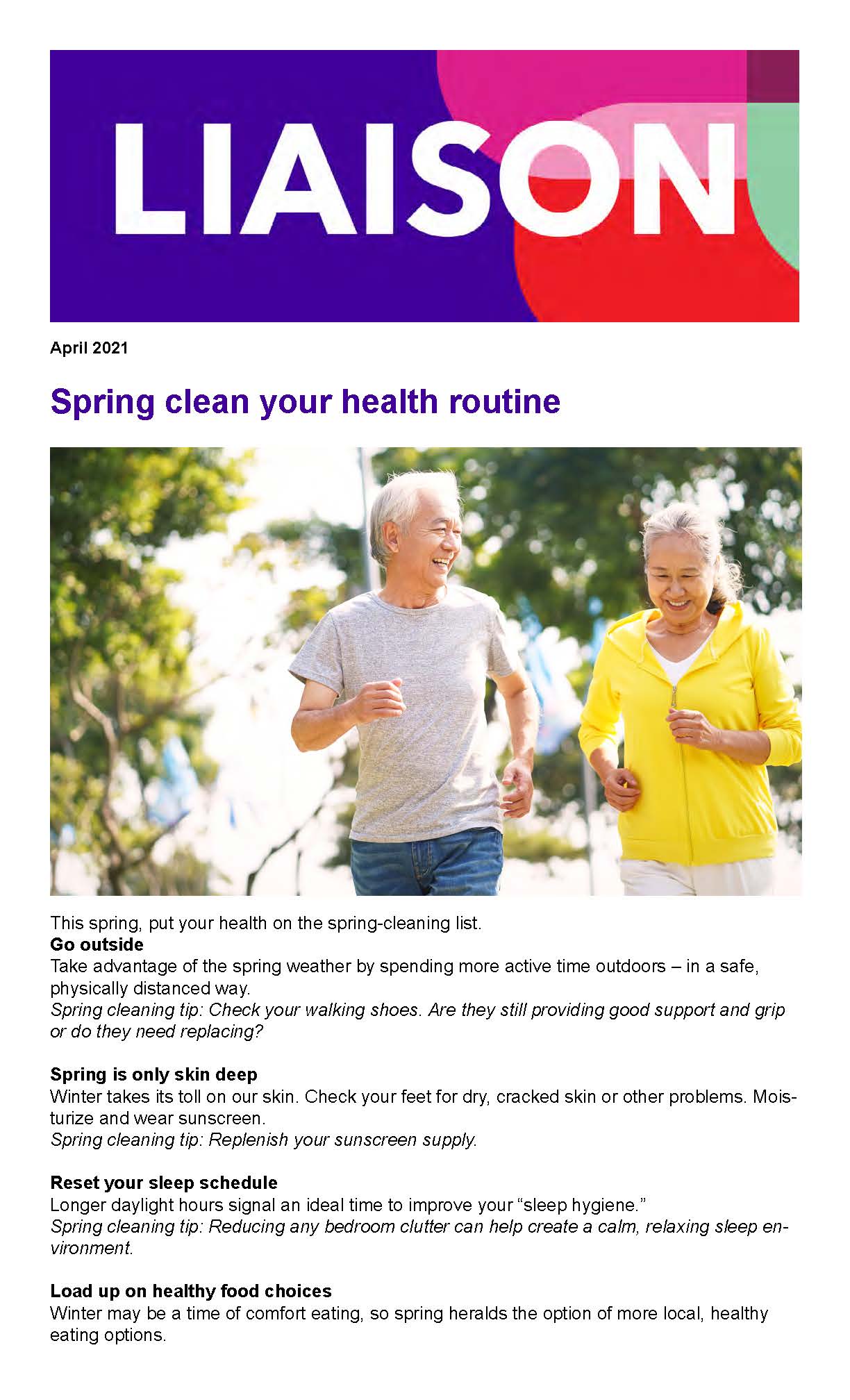 Spring clean your health routine