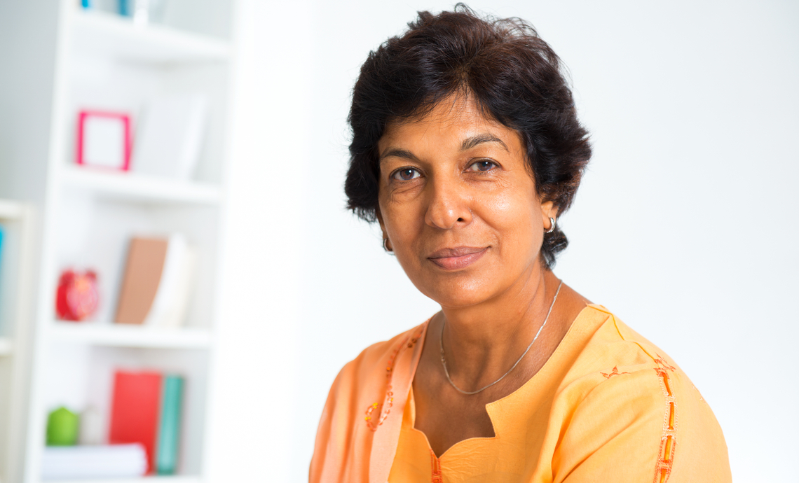 Older South Asian woman