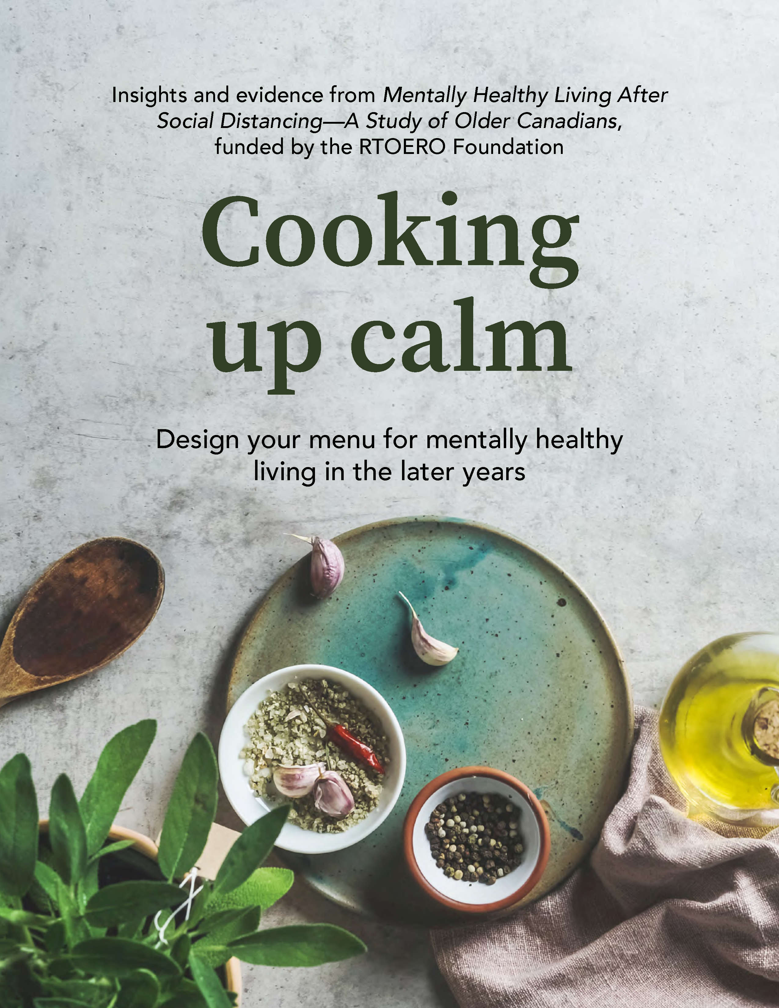 Cover of cooking up calm ebook
